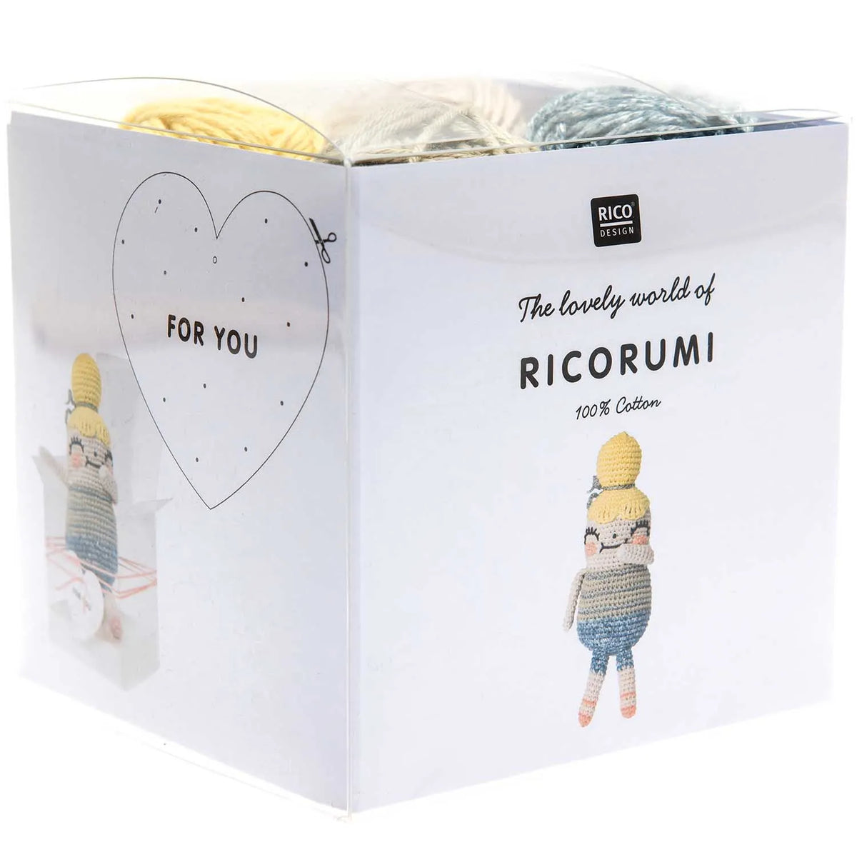 Ricorumi crochet kit for a Crazy Cute Family friend by Rico Design