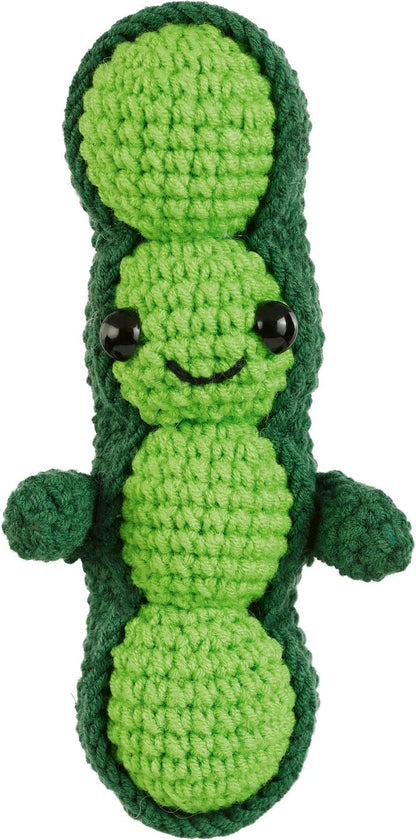 Emotional Support Veggies pea plushie styled photo