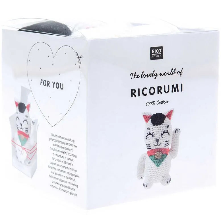 Ricorumi Häkelset für ein Lucky Cat von Rico Design