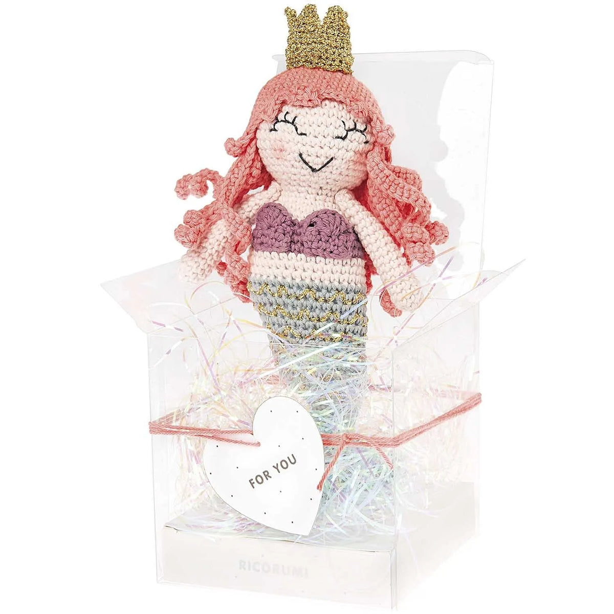Ricorumi crochet kit for a mermaid amigurumi by Rico Design