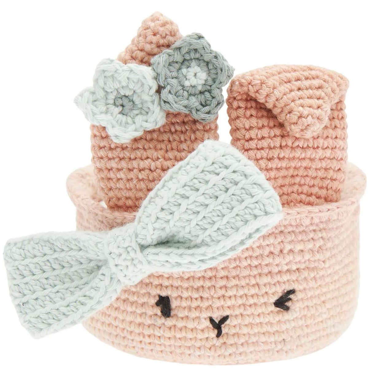 Ricorumi crochet kit for an Oster-Körbchen beige- Creative Ricorumi by Rico Design