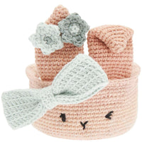 Ricorumi crochet kit for an Oster-Körbchen beige- Creative Ricorumi by Rico Design