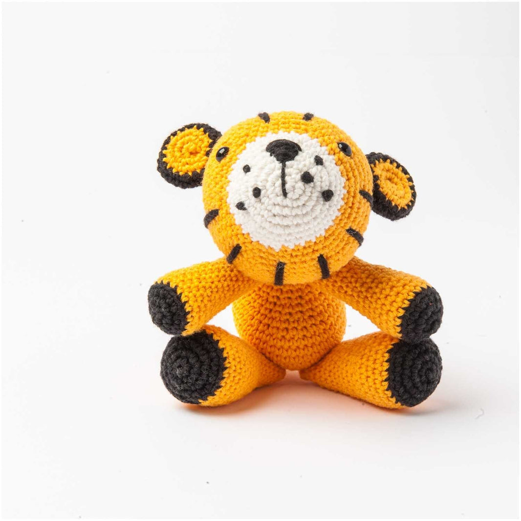 Ricorumi crochet kit for a tiger amigurumi by Rico Design