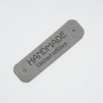 Handmade Label - faux lether - 5,5 x 1,5 cm