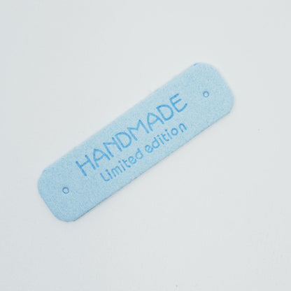 Handmade Label - faux lether - 5,5 x 1,5 cm