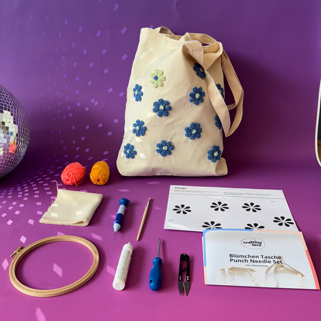 Punch Needle Set - Flowers - Craftinglove
