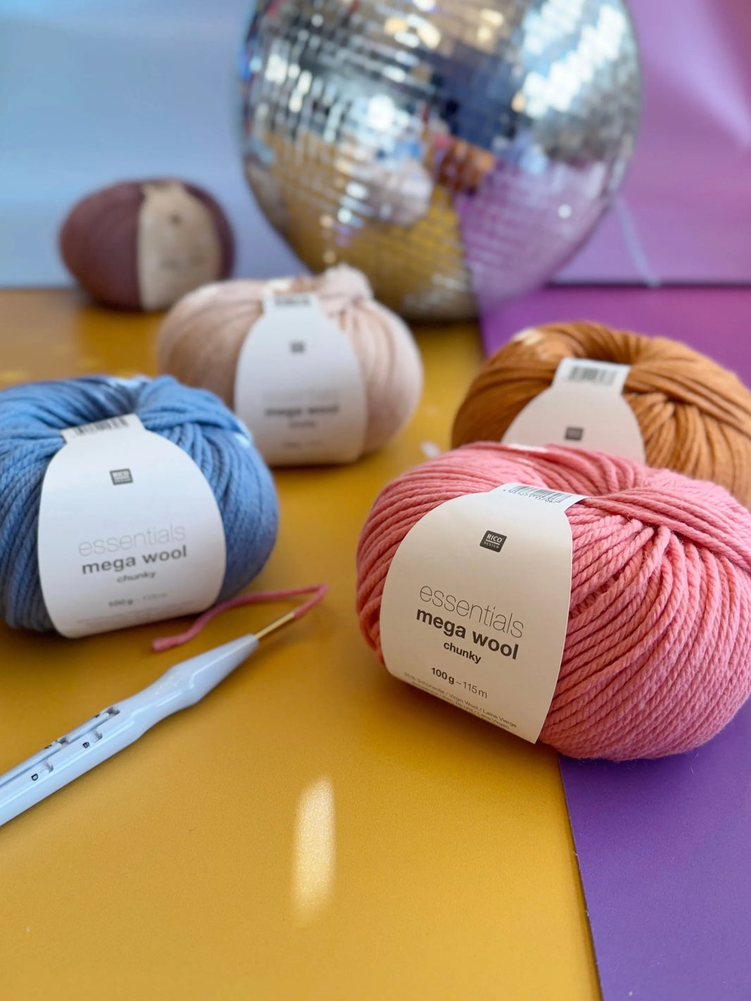 Mega Chunky Wool - Essentials - 100g - Rico Design