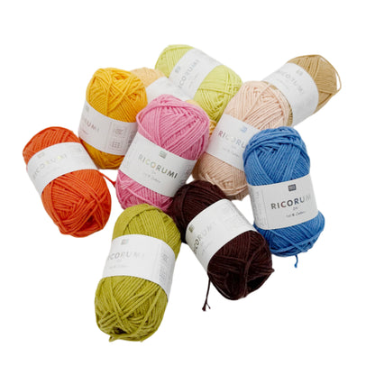 Yarn Cotton - Ricorumi DK - 25g - Rico Design - 80 Colours