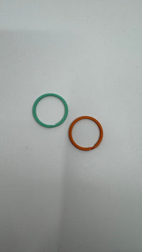 Colourful keyring hardware, 30mm split ring