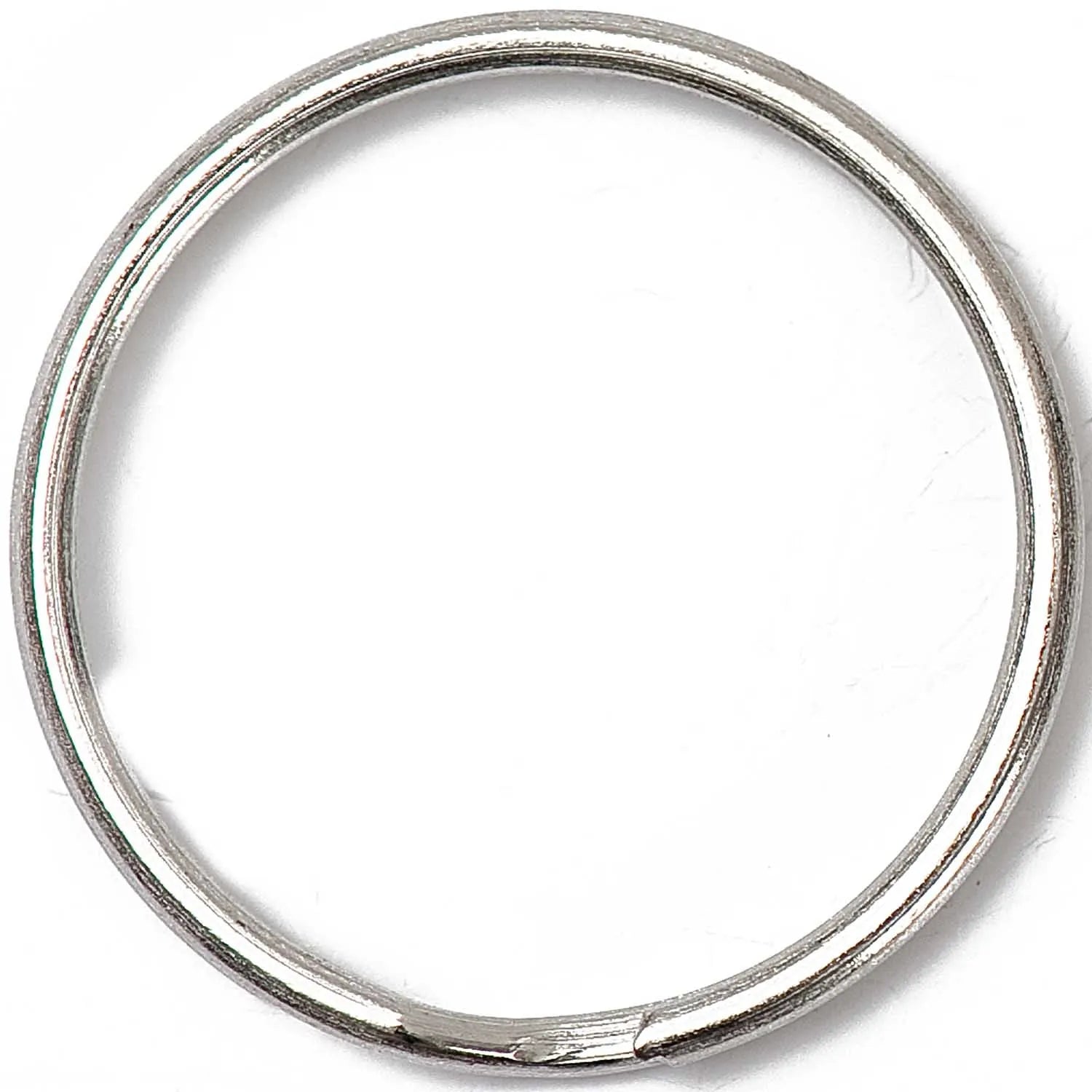 Silver split-ring keyrings, 2 pcs 30mm by Rico Design