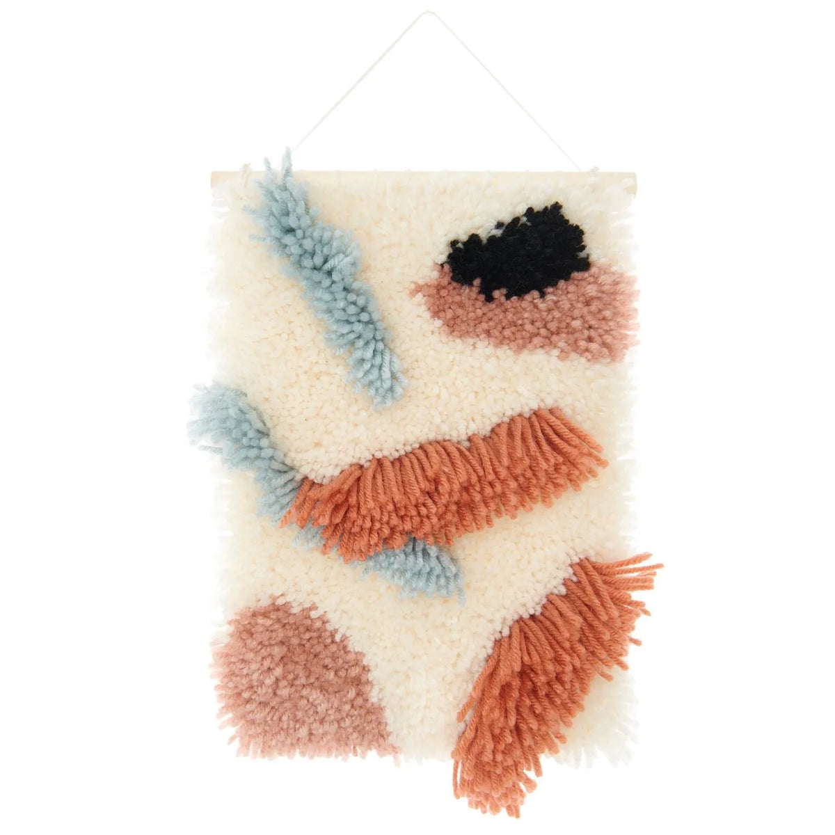 Latch hook rug kit with stones design by Rico Design