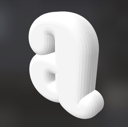 Letter blank - STL File - Craftinglove