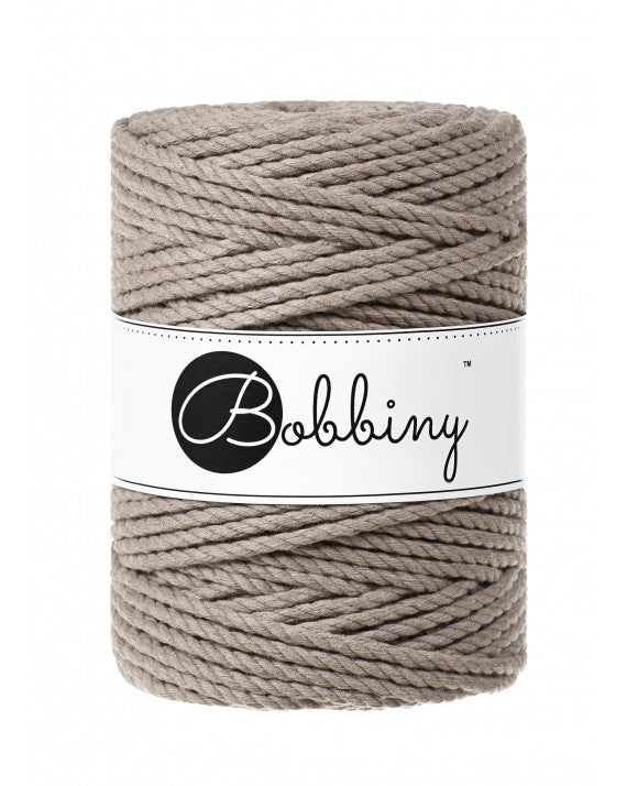 Makramee 3ply Schnur - 5mm - 100m - cotton - Bobbiny