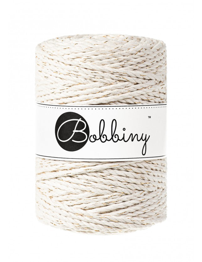 Makramee 3ply Schnur - 5mm - 100m - cotton - Bobbiny