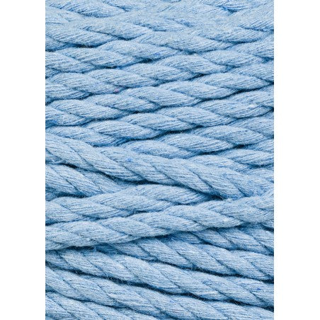 Bobbiny 3-fach Makramee-Schnur, 5mm und 100m, in Perfect Blue