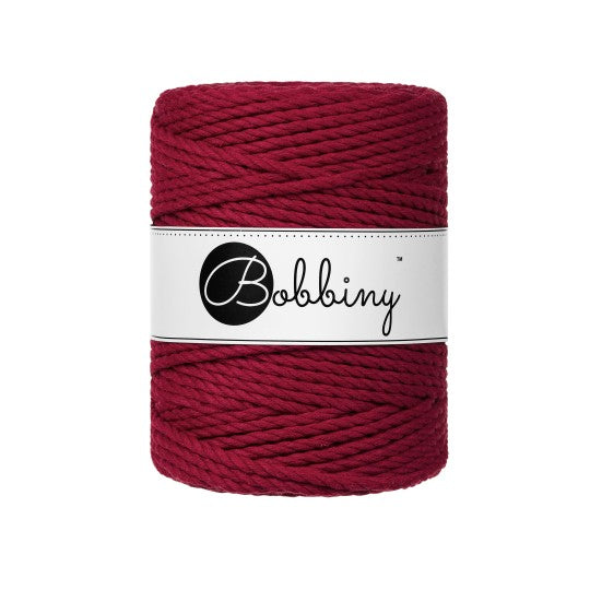 Makramee 3ply Schnur - 5mm - 100m - cotton - Bobbiny