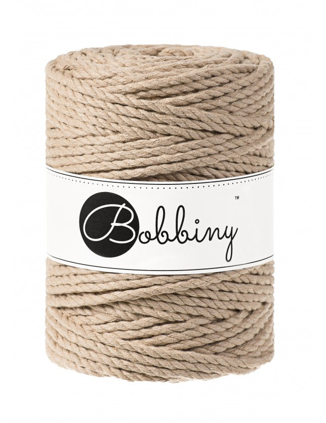 Makramee 3ply Schnur - 5mm - 100m - cotton - Bobbiny