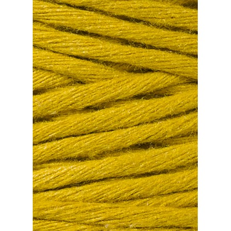 Bobbiny Makramee-Baumwollkordel, 1,5mm und 100m, in Spicy Yellow
