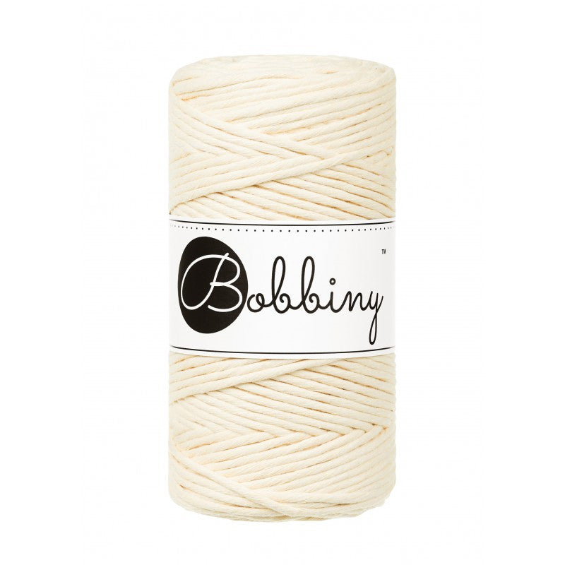Makramee Garn - 3mm - 100m - Baumwolle - Bobbiny