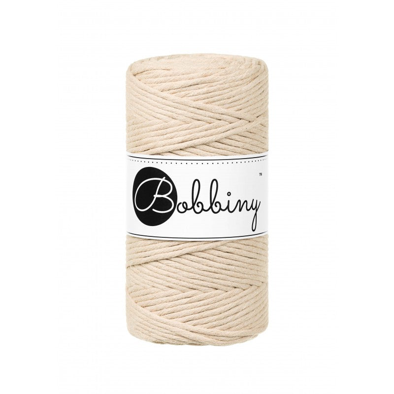 Makramee Garn - 3mm - 100m - Baumwolle - Bobbiny