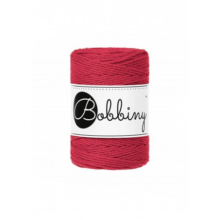 Bobbiny Makramee-Schnur, 1,5mm und 100m, in Classic Red