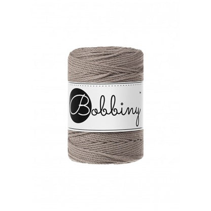 Bobbiny Makramee-Schnur, 1,5mm und 100m, in Coffee