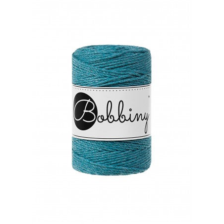 Bobbiny Makramee-Schnur, 1,5mm und 100m, in Teal