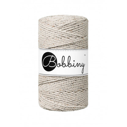 Macrame Rope - 3ply - 3mm - 100m - Bobbiny