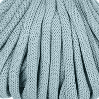 Braided macrame cord in Misty, 1x1m