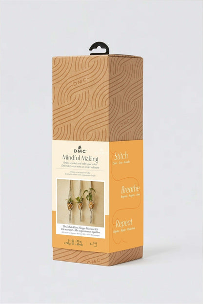 Macramé plant hanger kit, three hangers by DMC