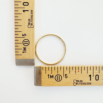 Golden metal ring detail, 50mm