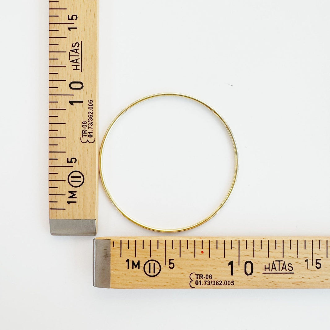 Craftinglove golden metal ring, 9.5cm