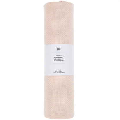 Rico monk's cloth in natural, folded