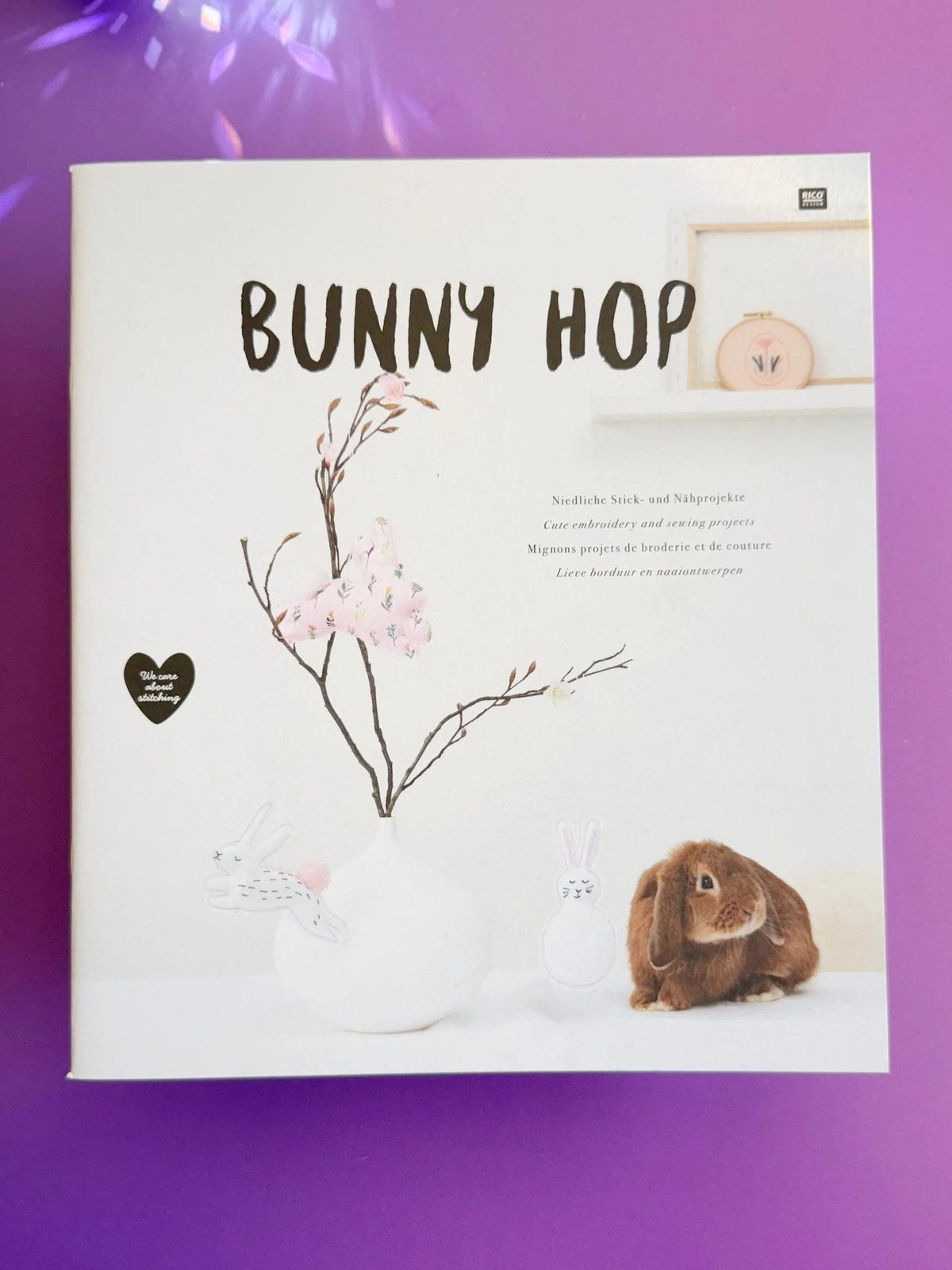 Sewing and embroidery book 'Bunny Hop' in German by Rico Design