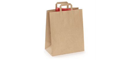 Plain kraft paper bag for packaging