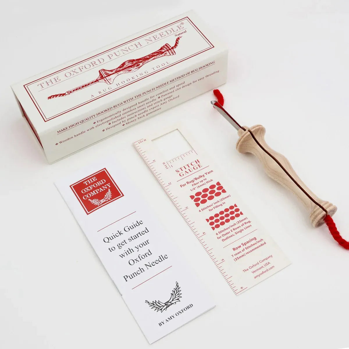 Oxford Punch Needle Fine Point, Nahaufnahme