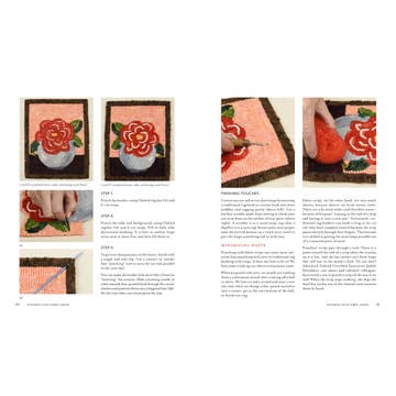 Punch Needle Rug Hooking - Intermediate and Advanced - Techniques, Projects and Inspirations - Amy Oxford with louise Kulp - Schiffer Publishing