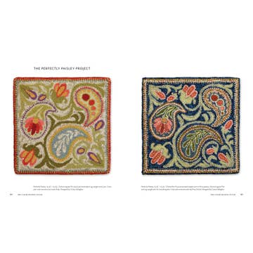 Punch Needle Rug Hooking - Intermediate and Advanced - Techniques, Projects and Inspirations - Amy Oxford with louise Kulp - Schiffer Publishing