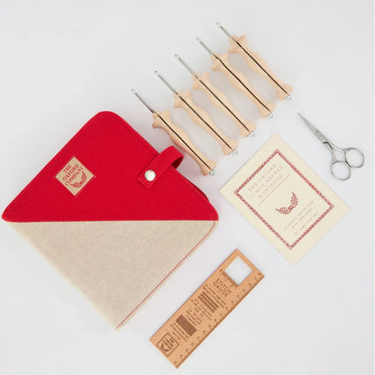 Oxford Punch Needle Fine Point aus Naturholz