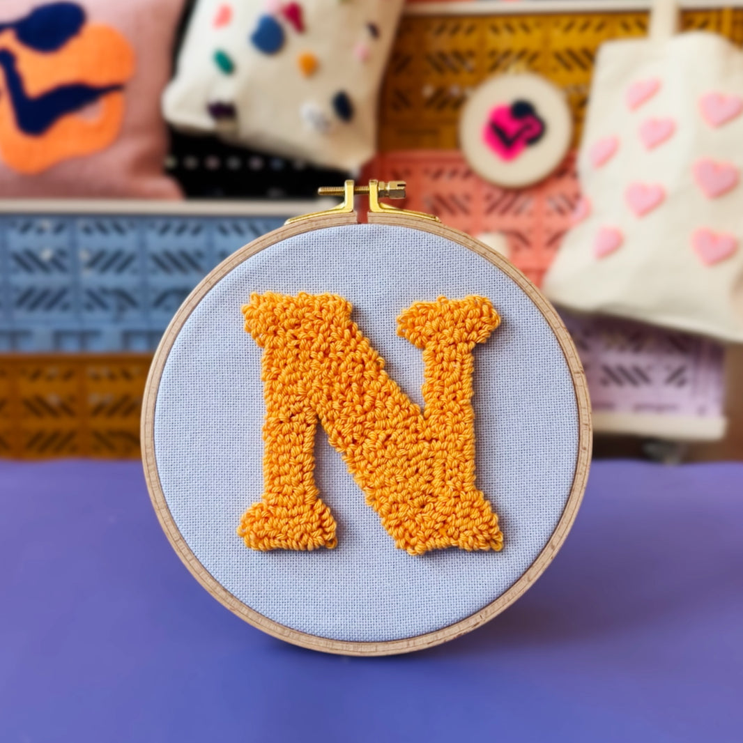 Craftinglove Letter punch needle wallpiece set