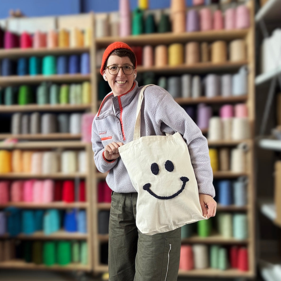 Craftinglove punch needle tote bag set with materials