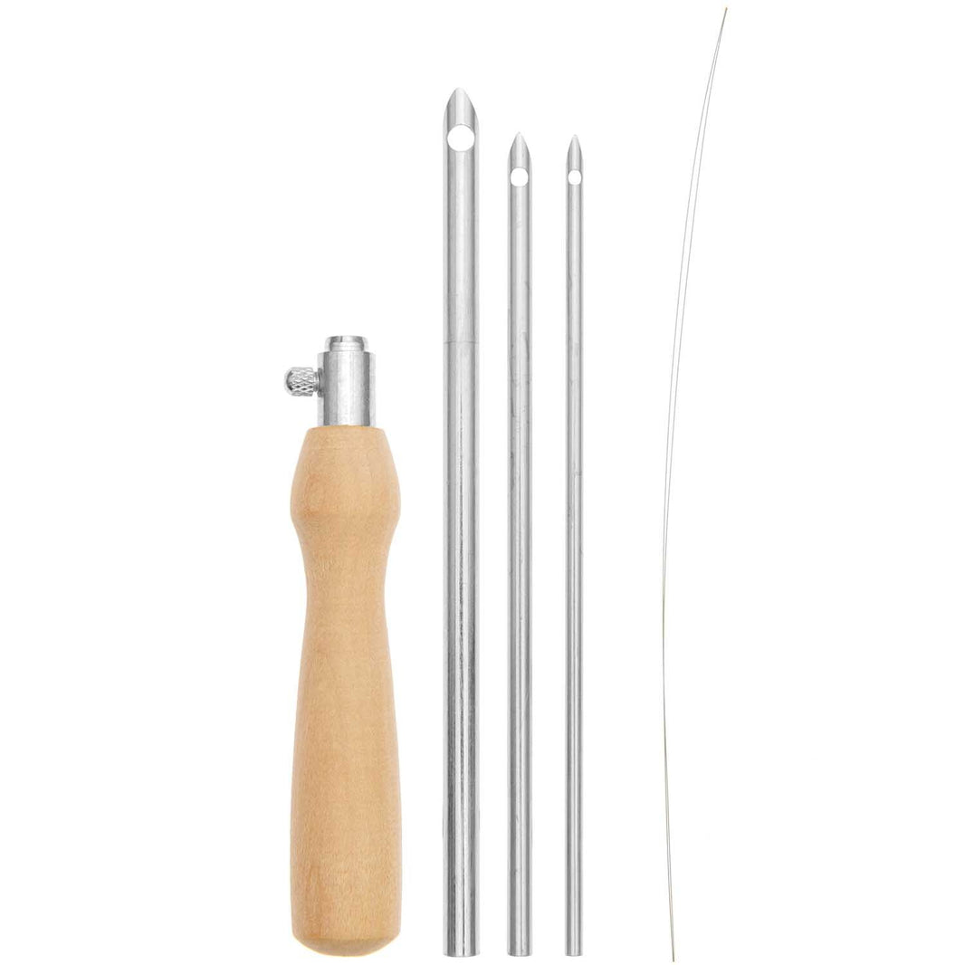 Rico wooden punch needle set, detail