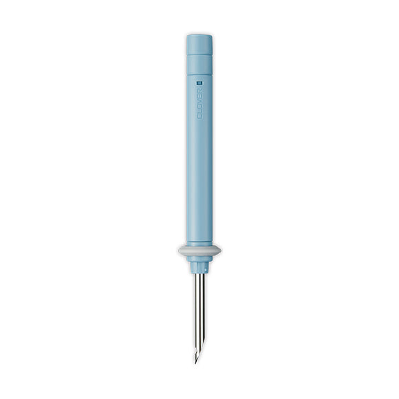 Clover Punch Needle mit verstellbarer Schlaufenlänge, in Anwendung