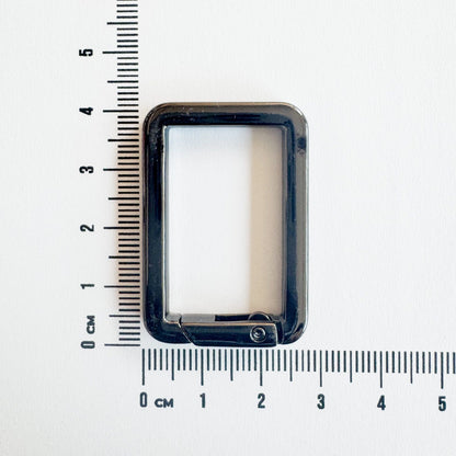 Rectangular metal carabiner - 40 mm x 2,8mm