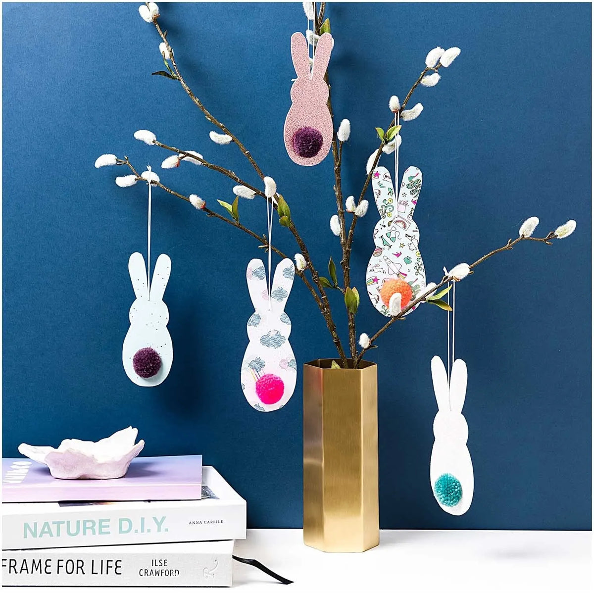 Ready-made pastel pompoms, 24 pieces by Rico Design