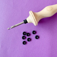 Rubber rings for the Oxford punch needle, set of 10