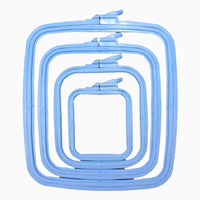 Nurge plastic rectangular square hoop, blue