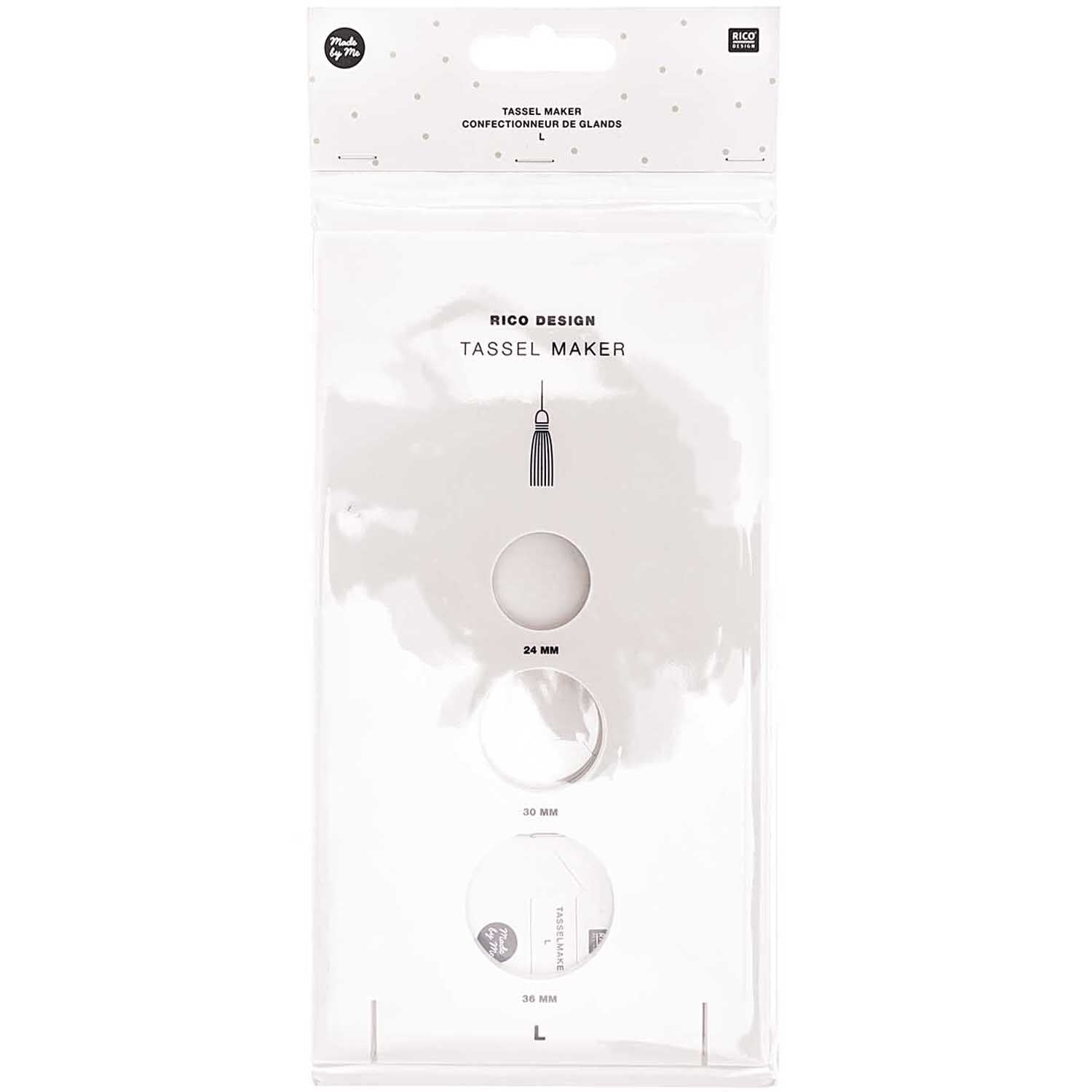 Rico tassel maker, packaging view