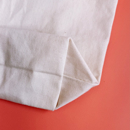 Bio-Baumwoll-Tote-Bag, Nahaufnahme der Henkel