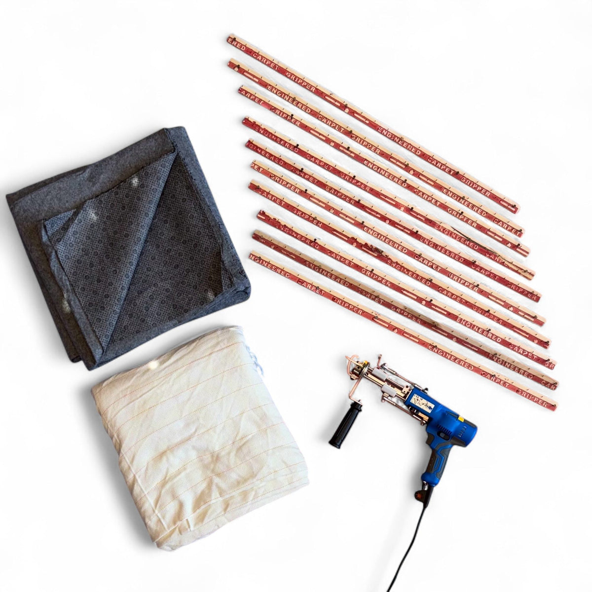 Tufting cloth and felt from the AK-V starter set